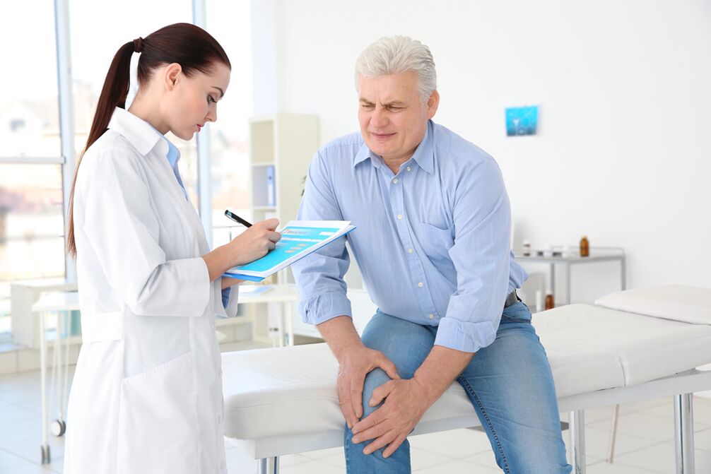 Dokter resep kursus pengobatan pikeun pasien arthrosis tina sendi dengkul